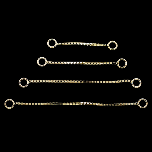 14KT Gold Box Chain - Khrysos Jewelry
