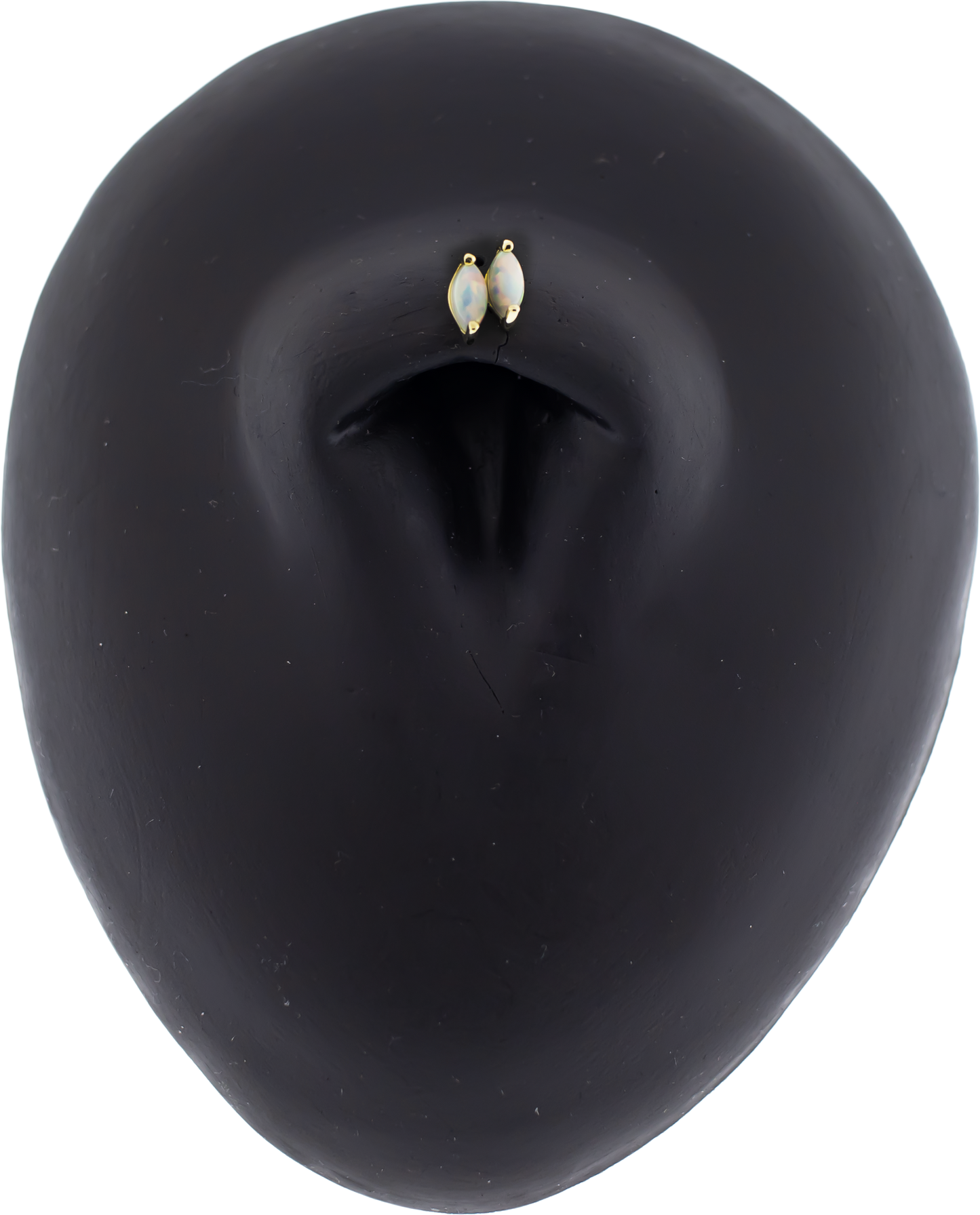 Zafira - 14KT Gold Threadless End - Khrysos Jewelry