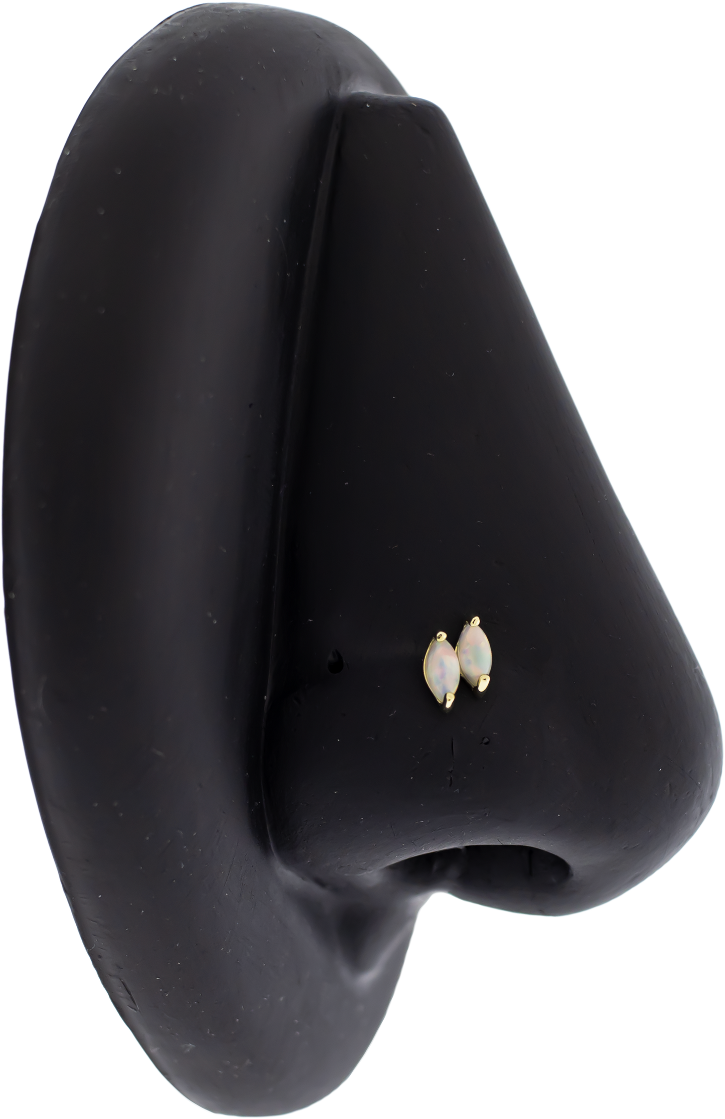 Zafira - 14KT Gold Threadless End - Khrysos Jewelry