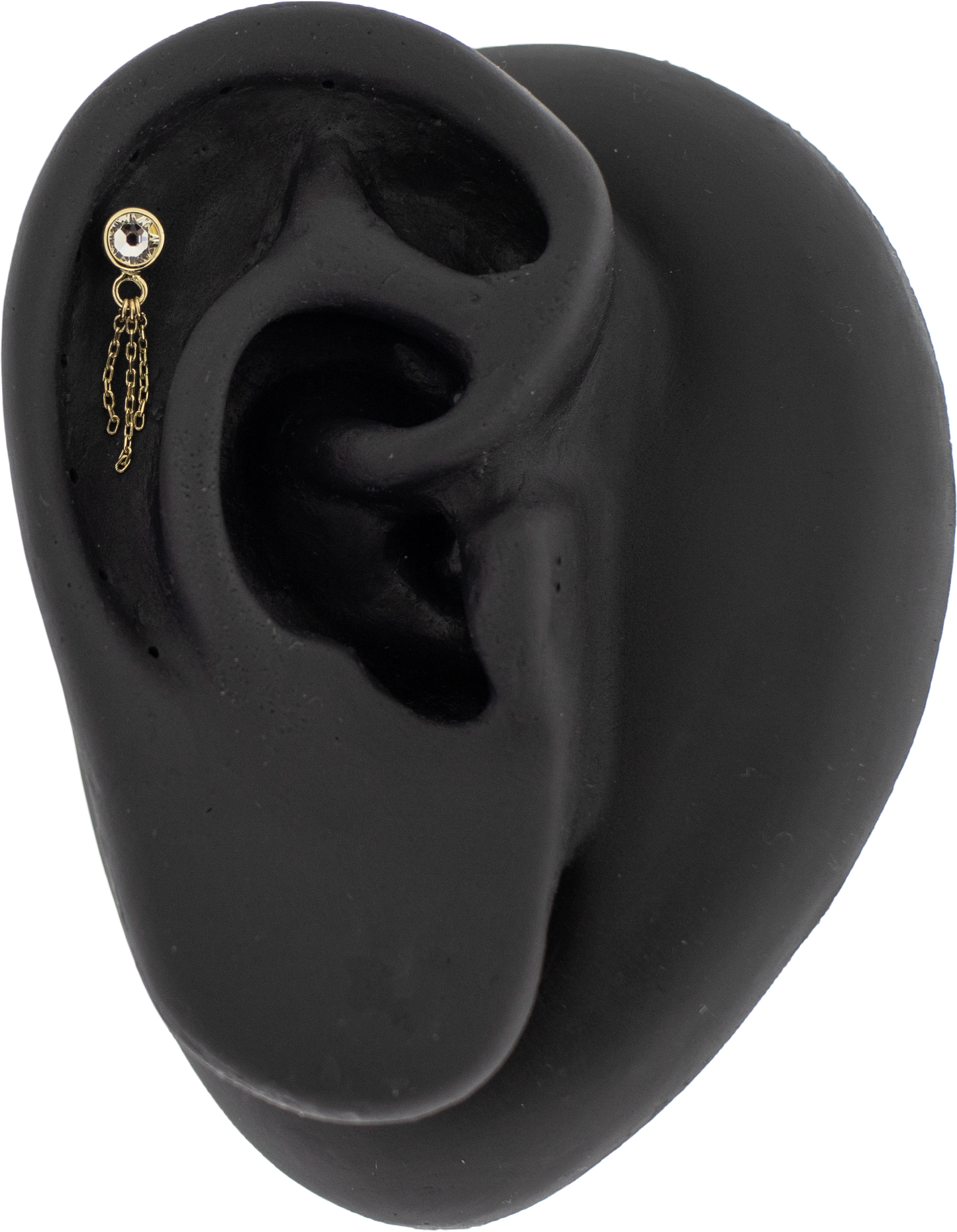 Zara - 14Kt Gold Threadless End - Khrysos Jewelry