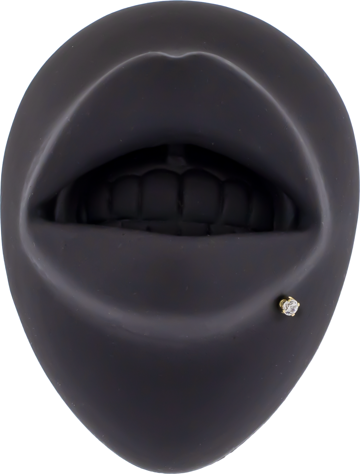 Zarela – 14kt Gold Flat Back Prong-Set Zirconia - Khrysos Jewelry