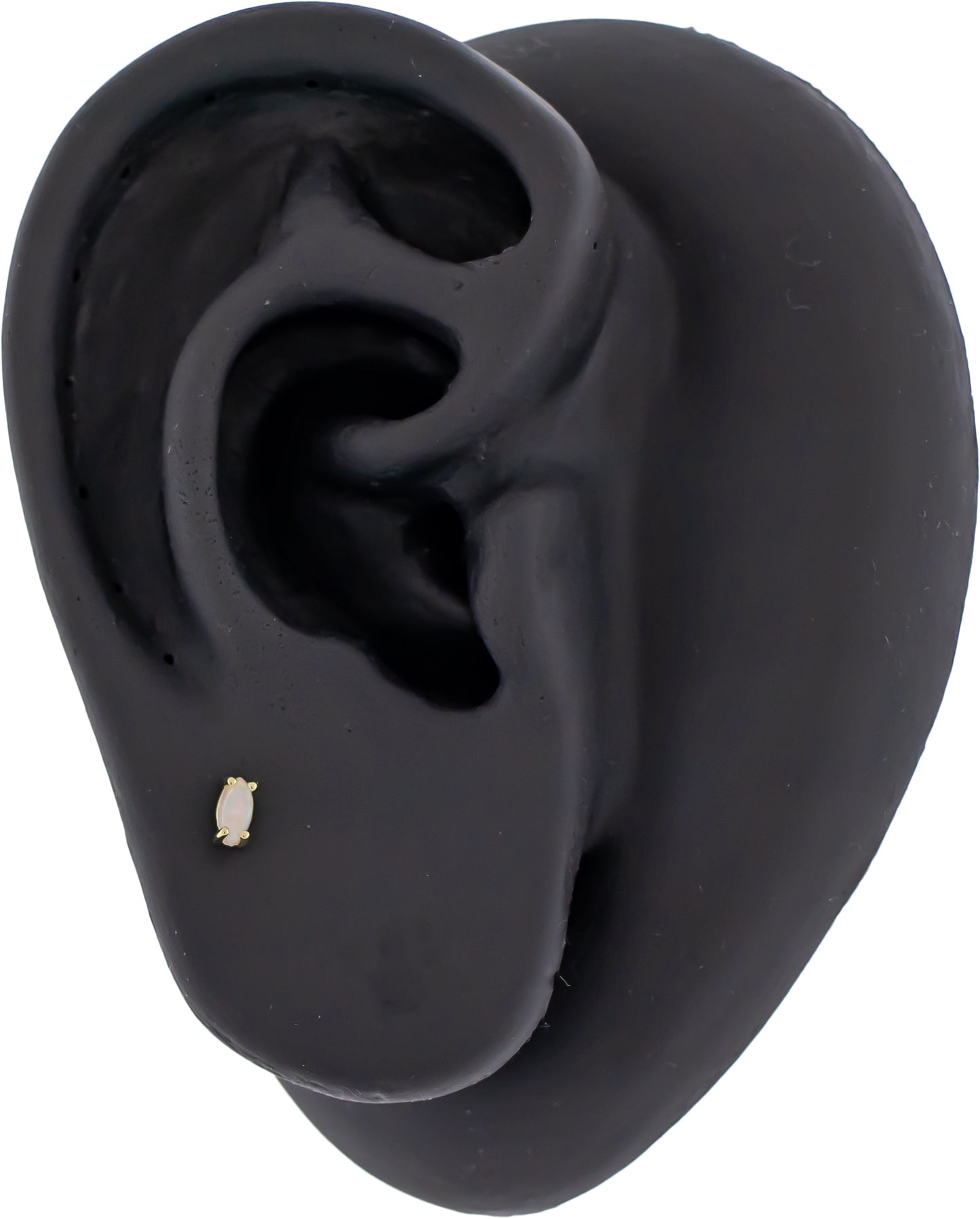 Noelle - 14Kt Gold Threadless End - Khrysos Jewelry