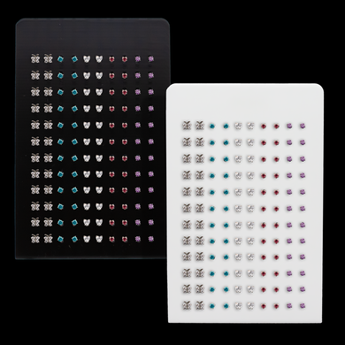 Standing Mini Easel Display w/ Assorted Prong Set Earring Studs - Khrysos Jewelry
