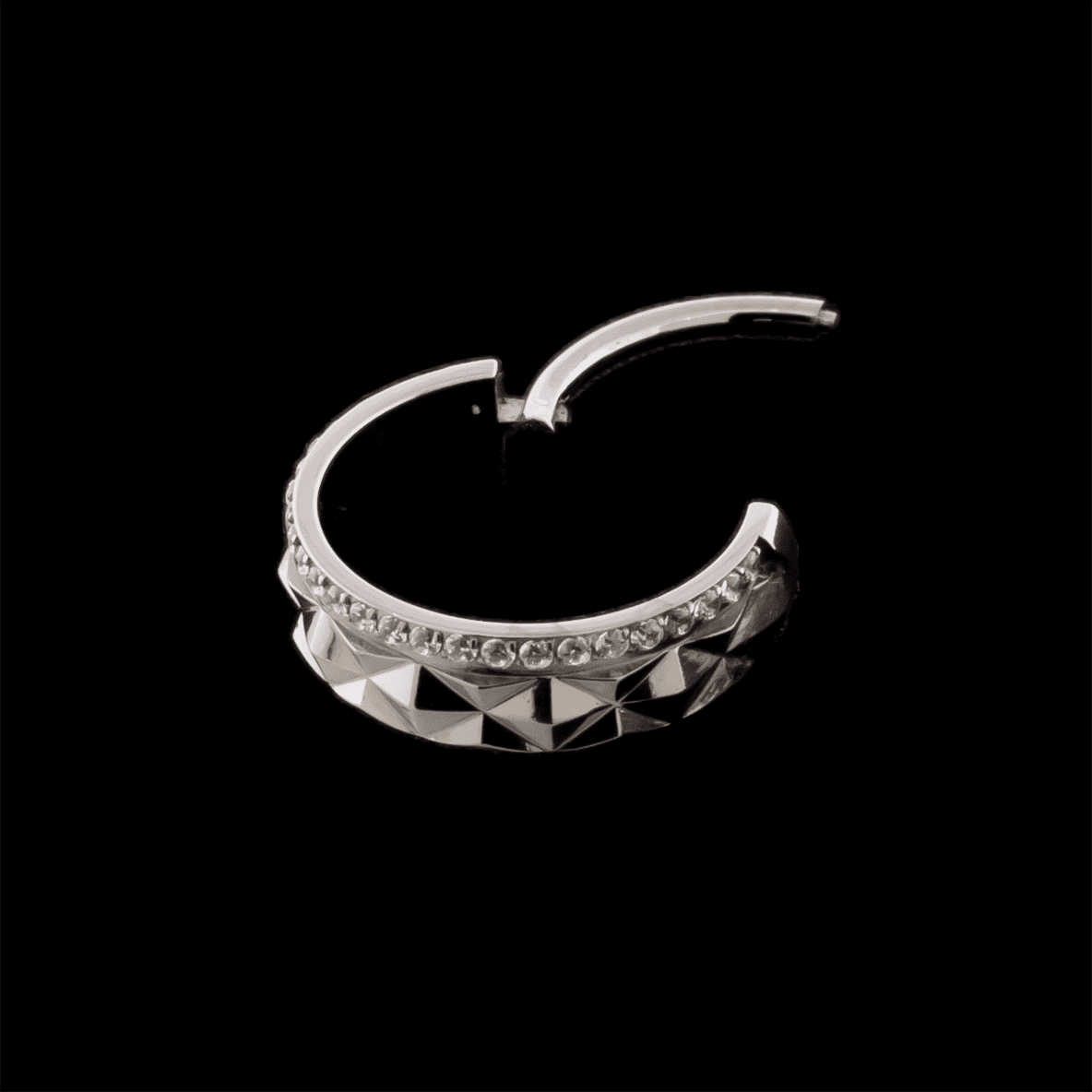 Idol- Titanium Hinged Ring - Khrysos Jewelry