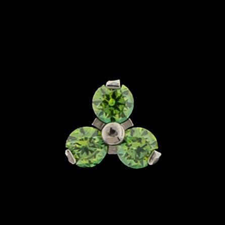 16G/18G Trinity - Internally Threaded - Khrysos Jewelry