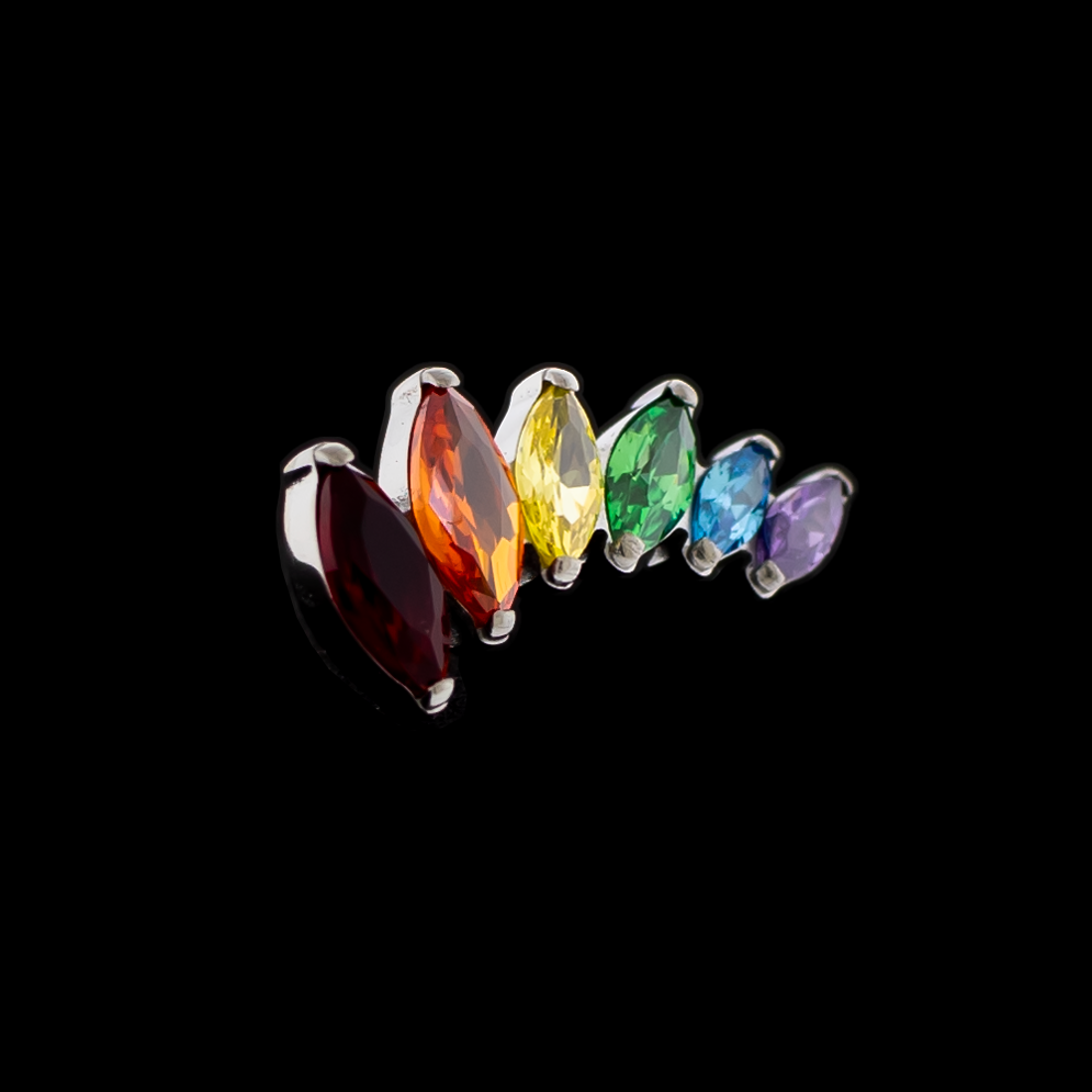 Auden- Titanium Threadless End - Khrysos Jewelry