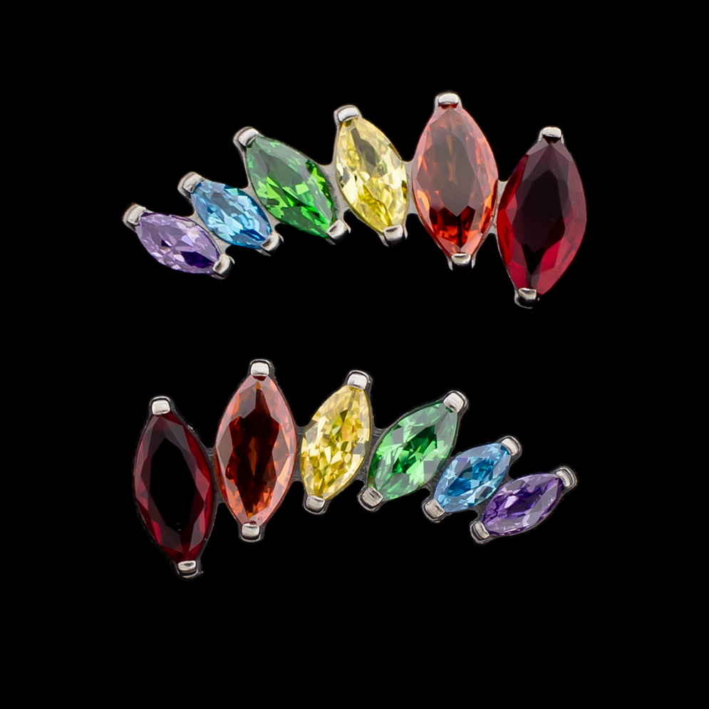 Auden- Titanium Threadless End - Khrysos Jewelry