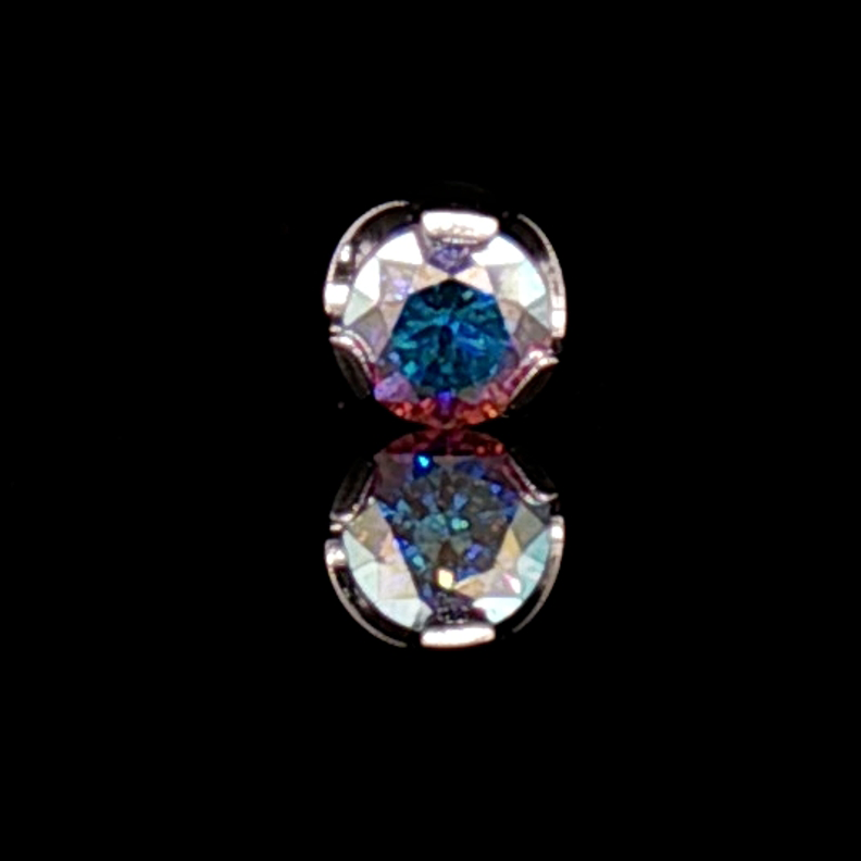 Keon - Round Prong Set Low Profile End - Khrysos Jewelry