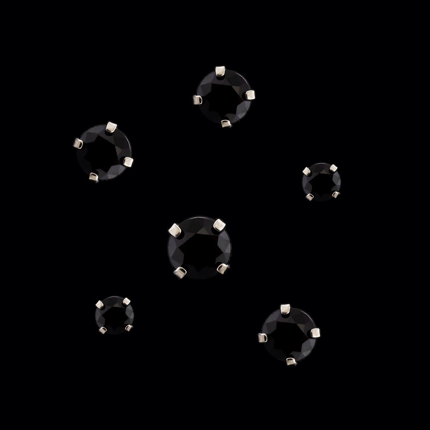 14G Prong Set Round Premium Zirconia (Internal) - Khrysos Jewelry