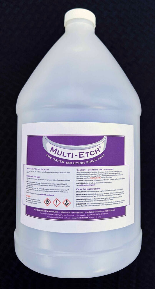 Multi-Etch Starter Pack – Etching Solution, Mixing Bottle & Funnel Set - Khrysos Jewelry