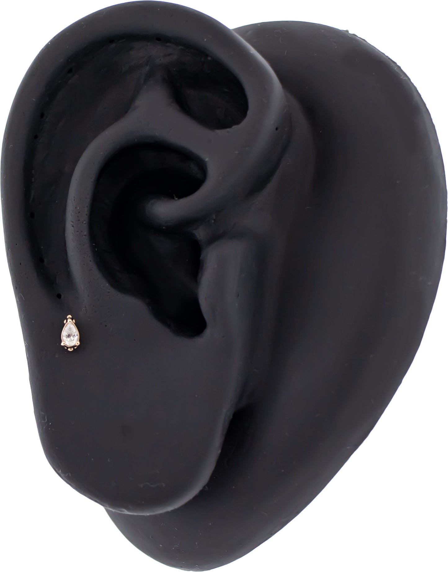 Solena - 14KT Gold Threadless End - Khrysos Jewelry