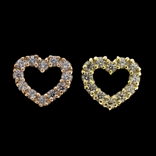 Tressa - 14Kt Gold Threadless End - Khrysos Jewelry