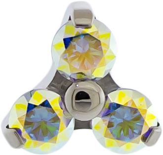 Ellie - 16G Titanium Internally Threaded End - Khrysos Jewelry