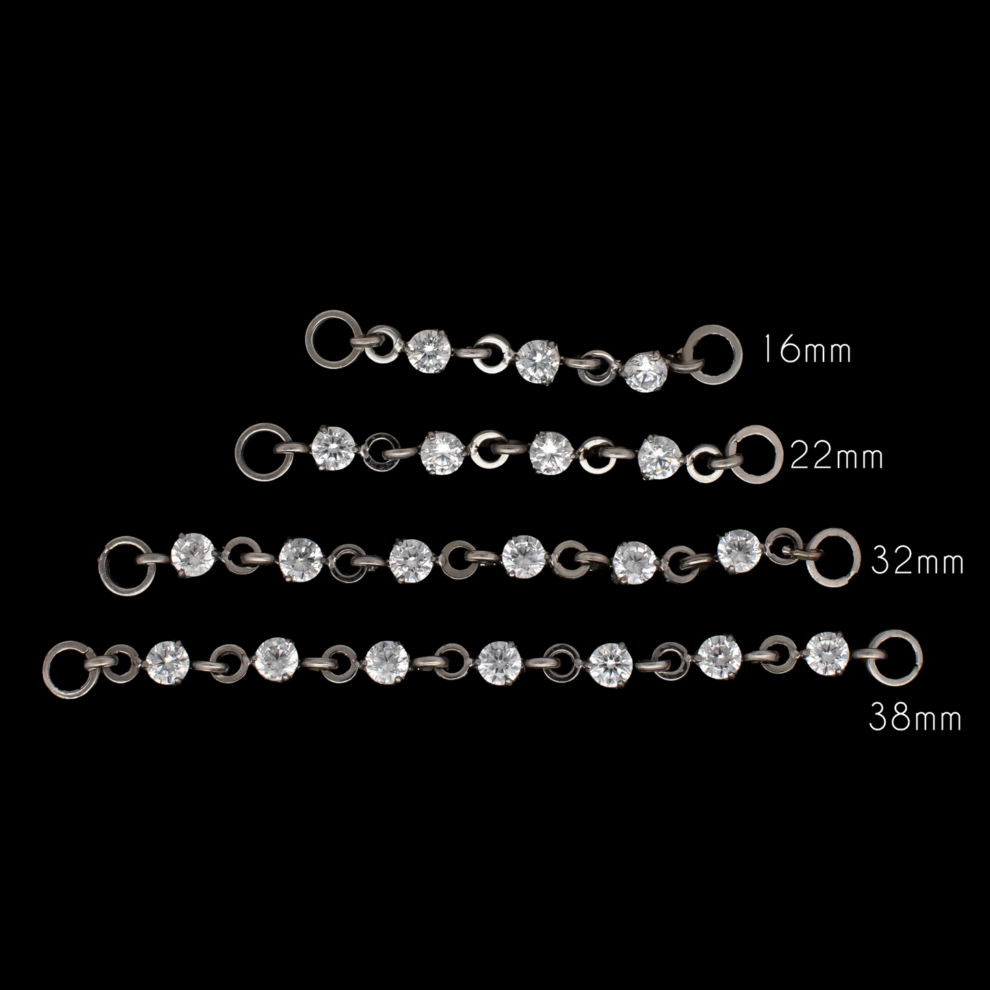 Emery - Round CZ Chain - Khrysos Jewelry