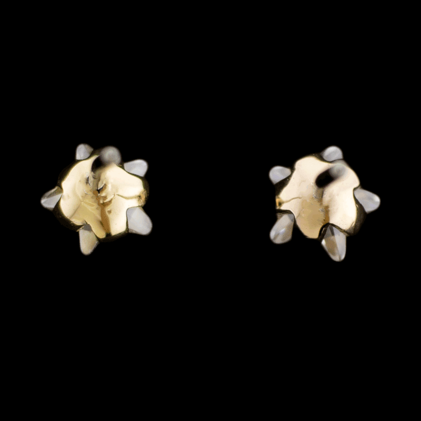 Celestia - 14KT Gold Threadless End - Khrysos Jewelry