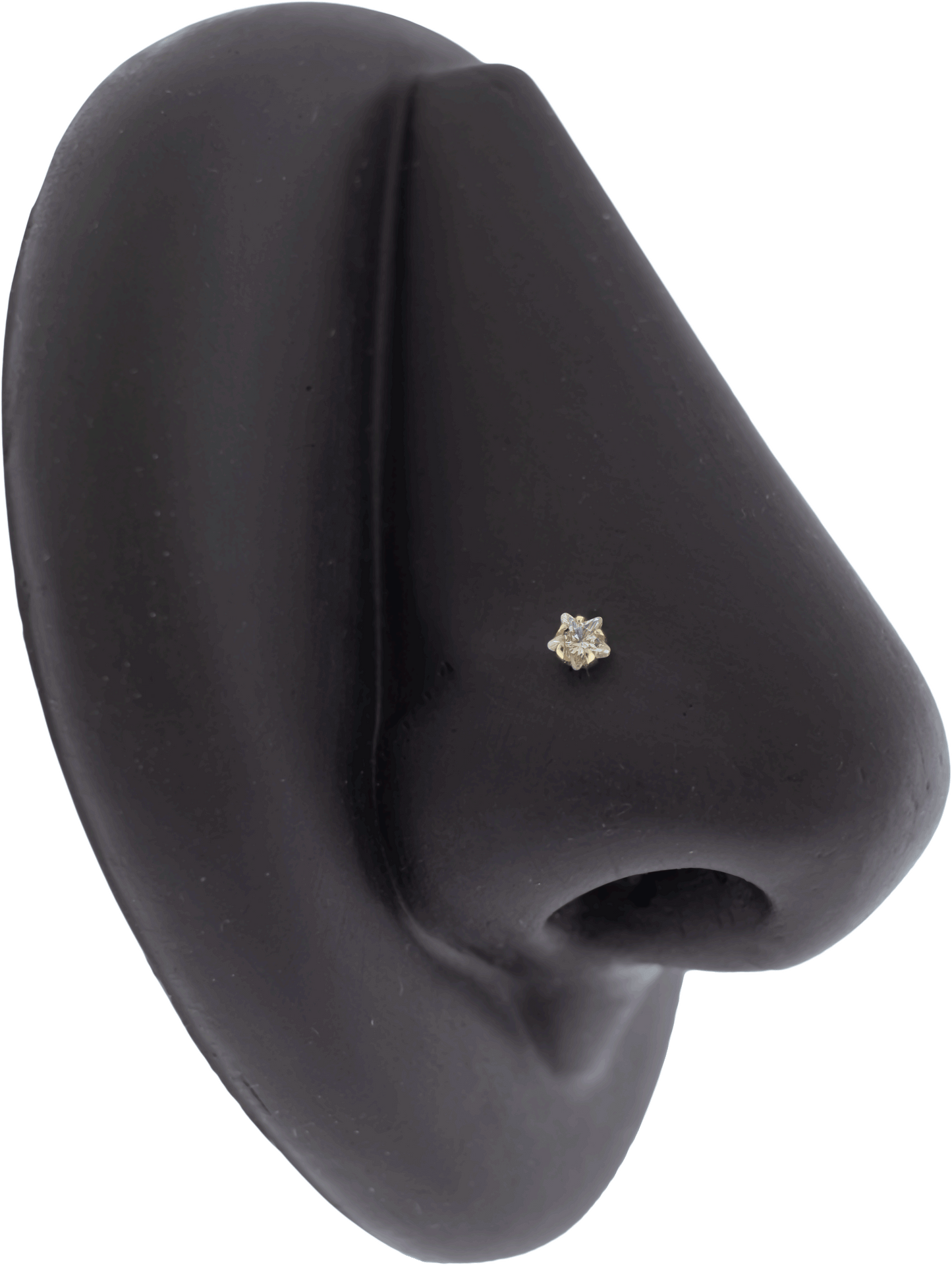 Celestia - 14KT Gold Threadless End - Khrysos Jewelry