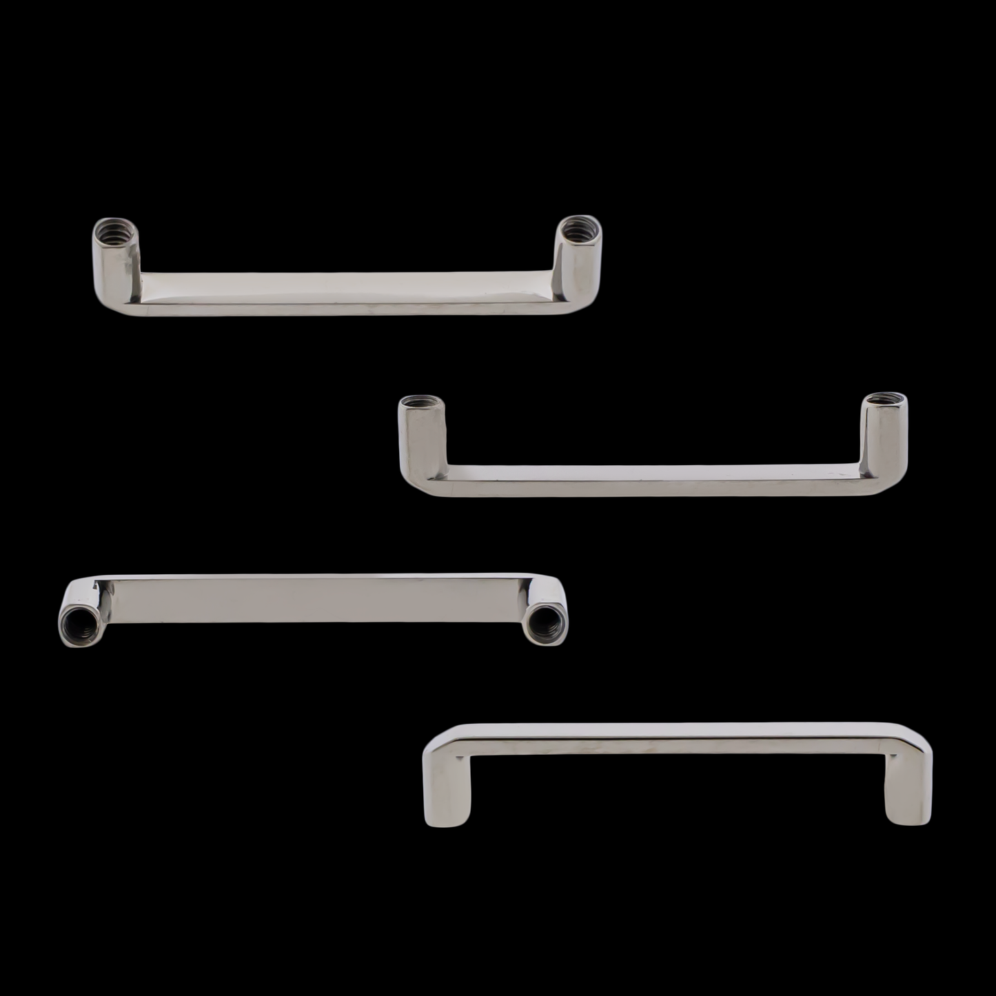 Titanium Internally Threaded Flat Surface Barbell – Bar Only - Khrysos Jewelry