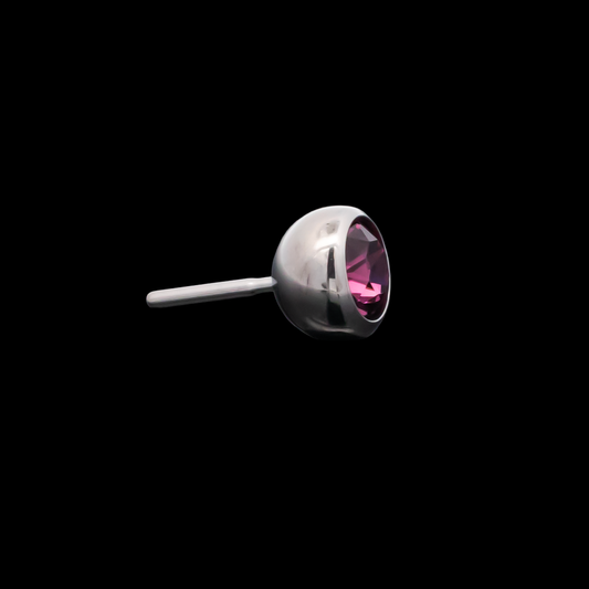 Milo – Threadless Crystal Ball End - Khrysos Jewelry