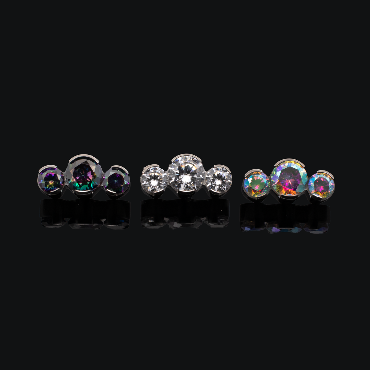 Gemma- 16G Internally Threaded End - Khrysos Jewelry