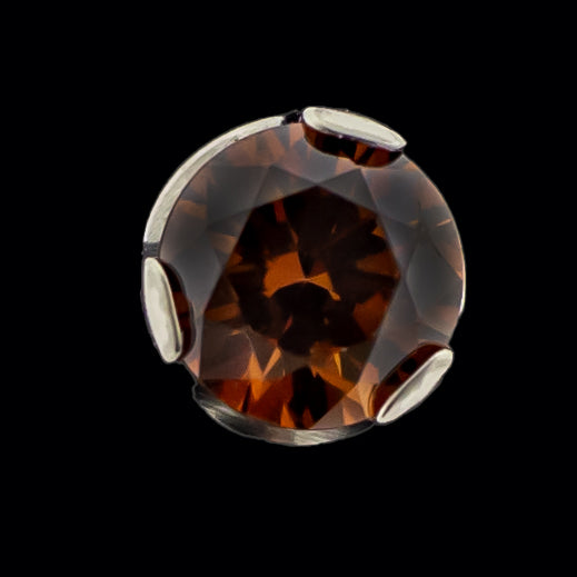 Keon - Round Prong Set Low Profile End - Khrysos Jewelry