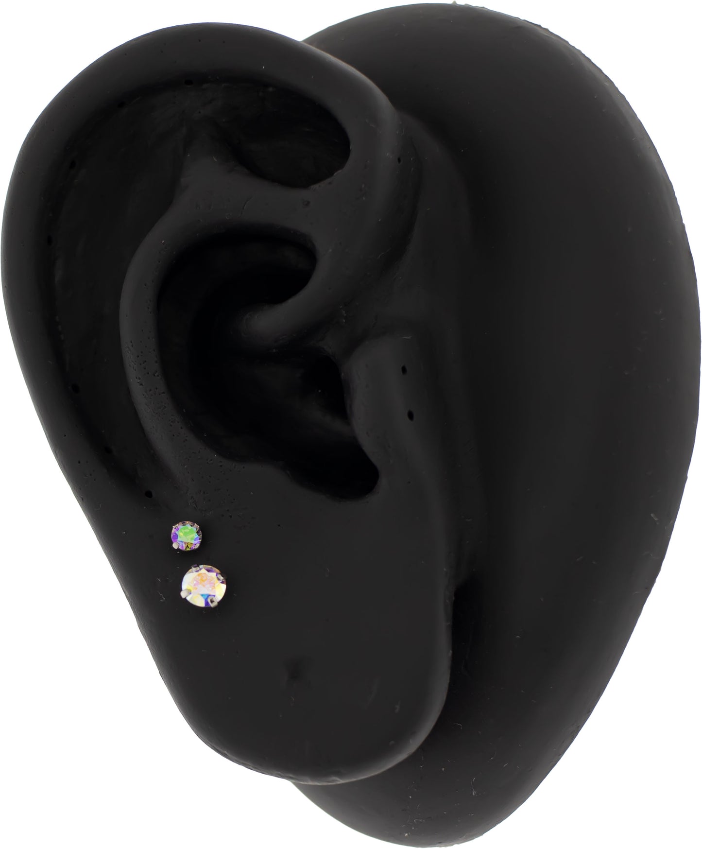 Prong Set Round Cut Premium Zirconia Threadless End - Khrysos Jewelry