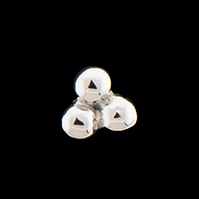 Trilogy - 18KT Gold Threadless End - Khrysos Jewelry