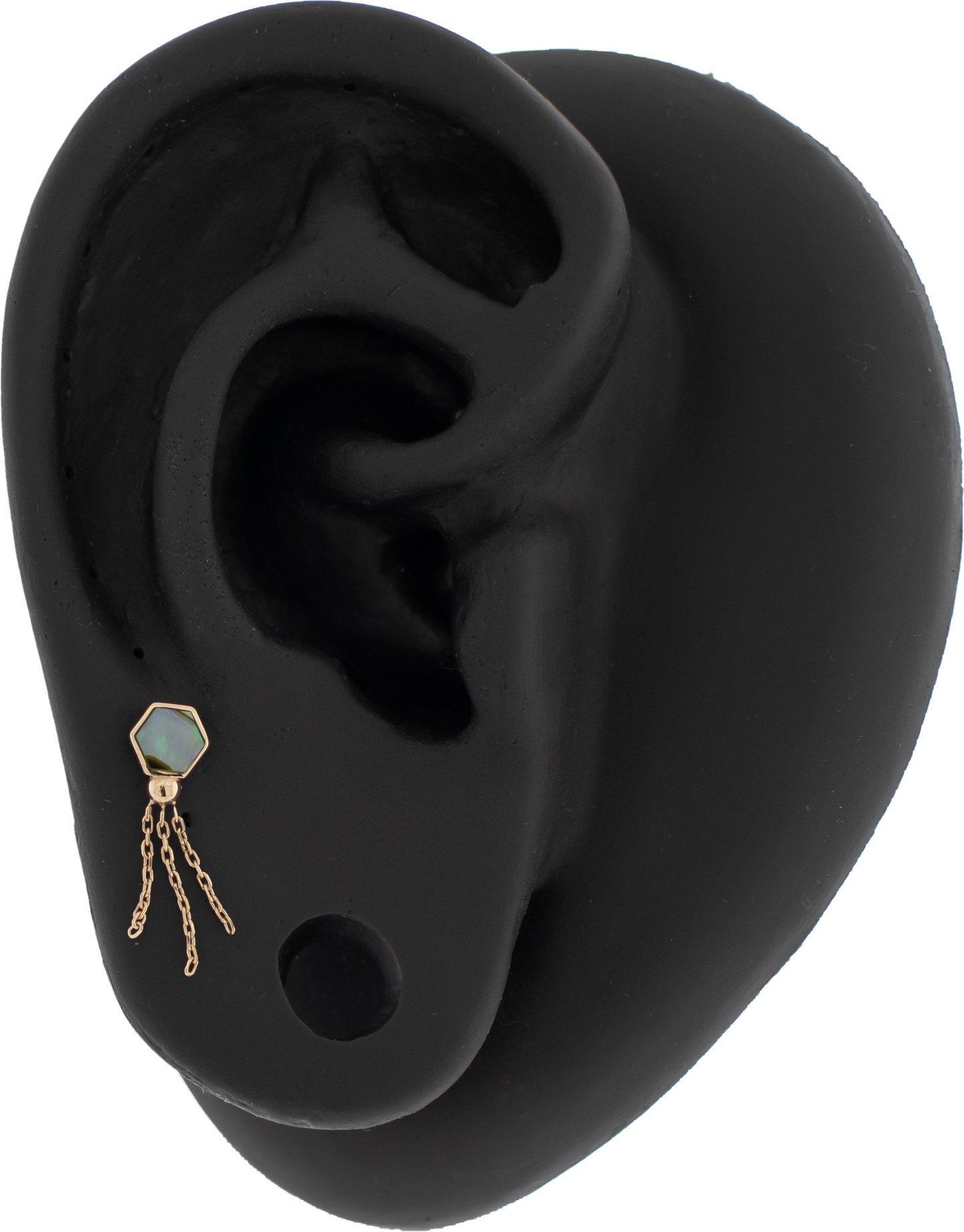 Aurevail - 14KT Gold Threadless End - Khrysos Jewelry