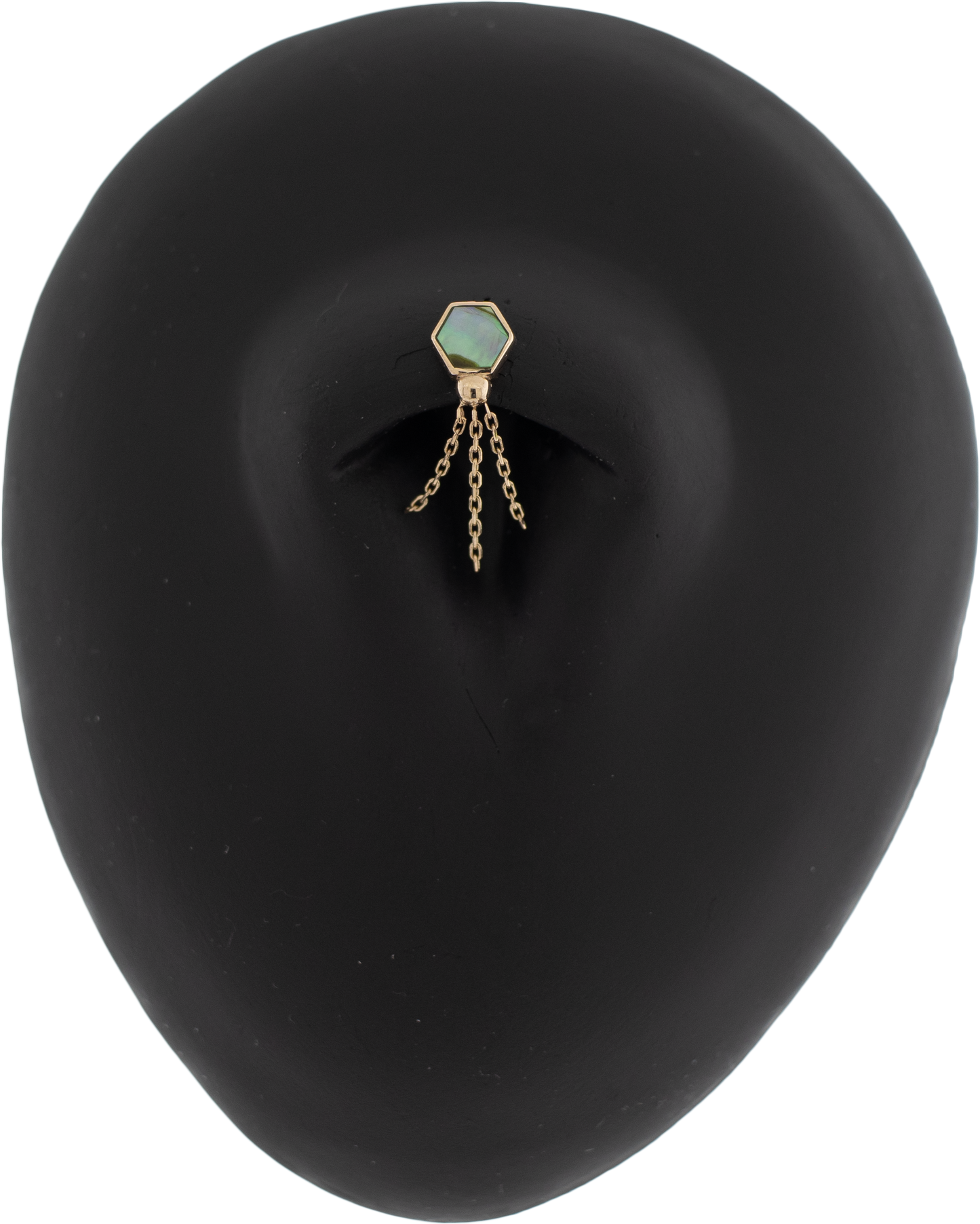 Aurevail - 14KT Gold Threadless End - Khrysos Jewelry