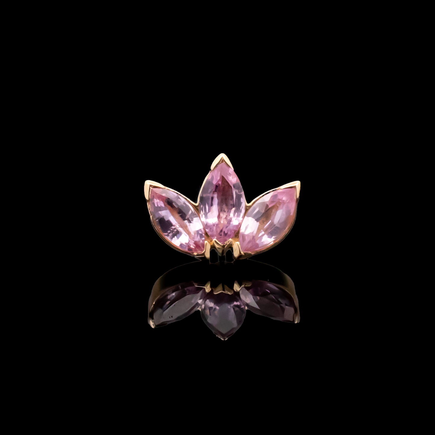 Eloria - 18kt Gold Threadless End - Khrysos Jewelry