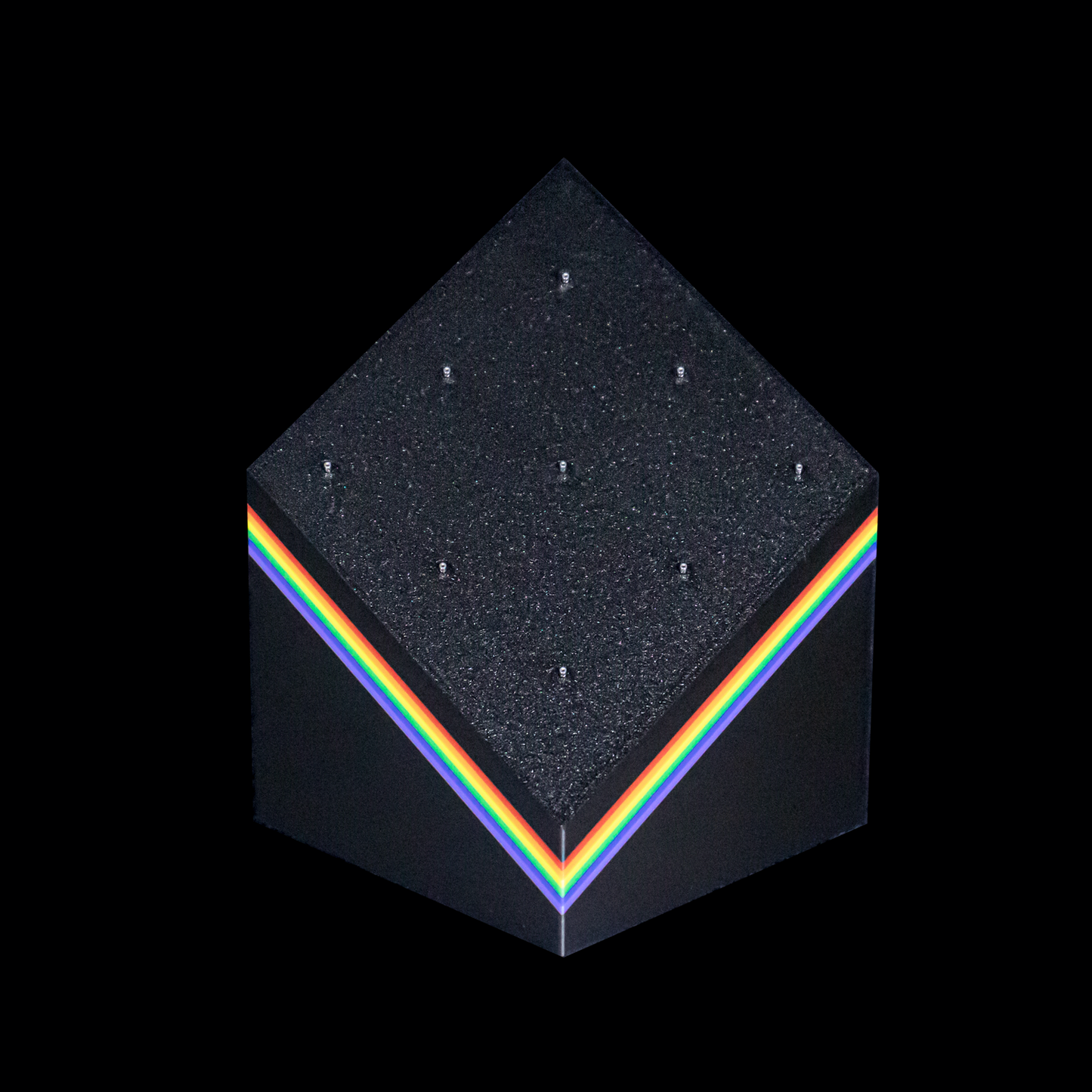 9 Post Threadless Rainbow Jewelry Display - Khrysos Jewelry