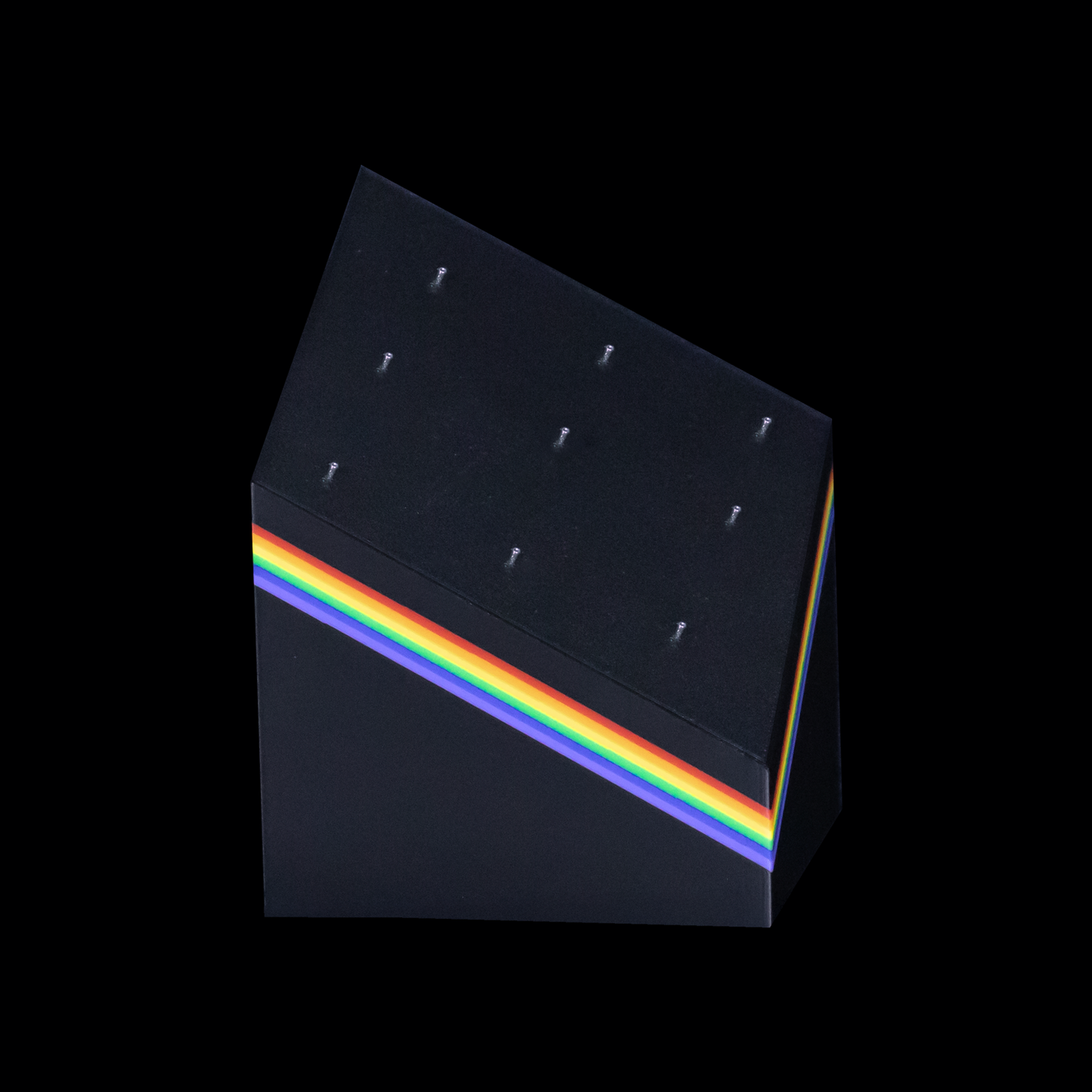 9 Post Threadless Rainbow Jewelry Display - Khrysos Jewelry
