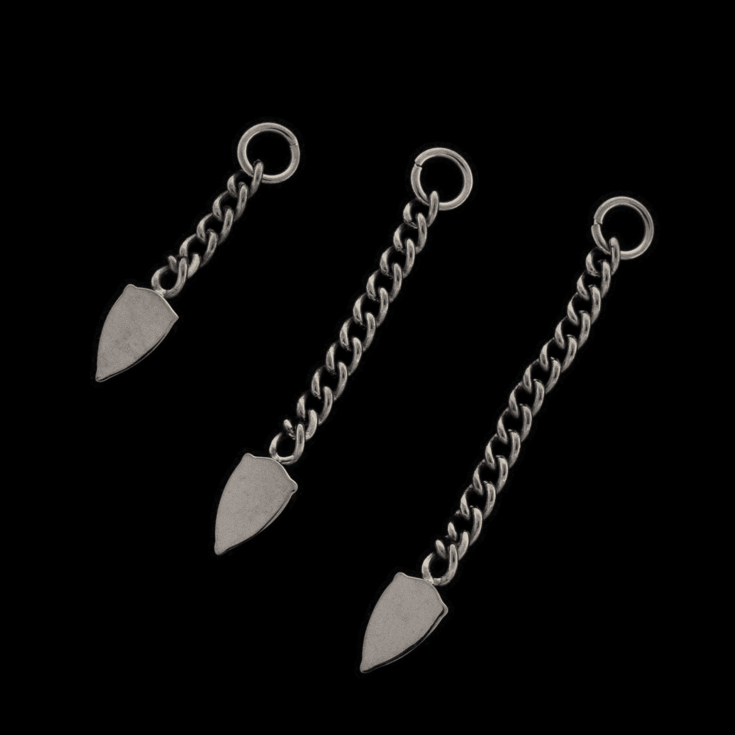 Curb Chain With Jump Ring & 5.3mm Teardrop Dangle - Khrysos Jewelry