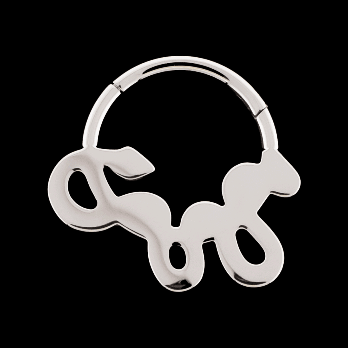 Diablo- Titanium Hinged Ring - Khrysos Jewelry