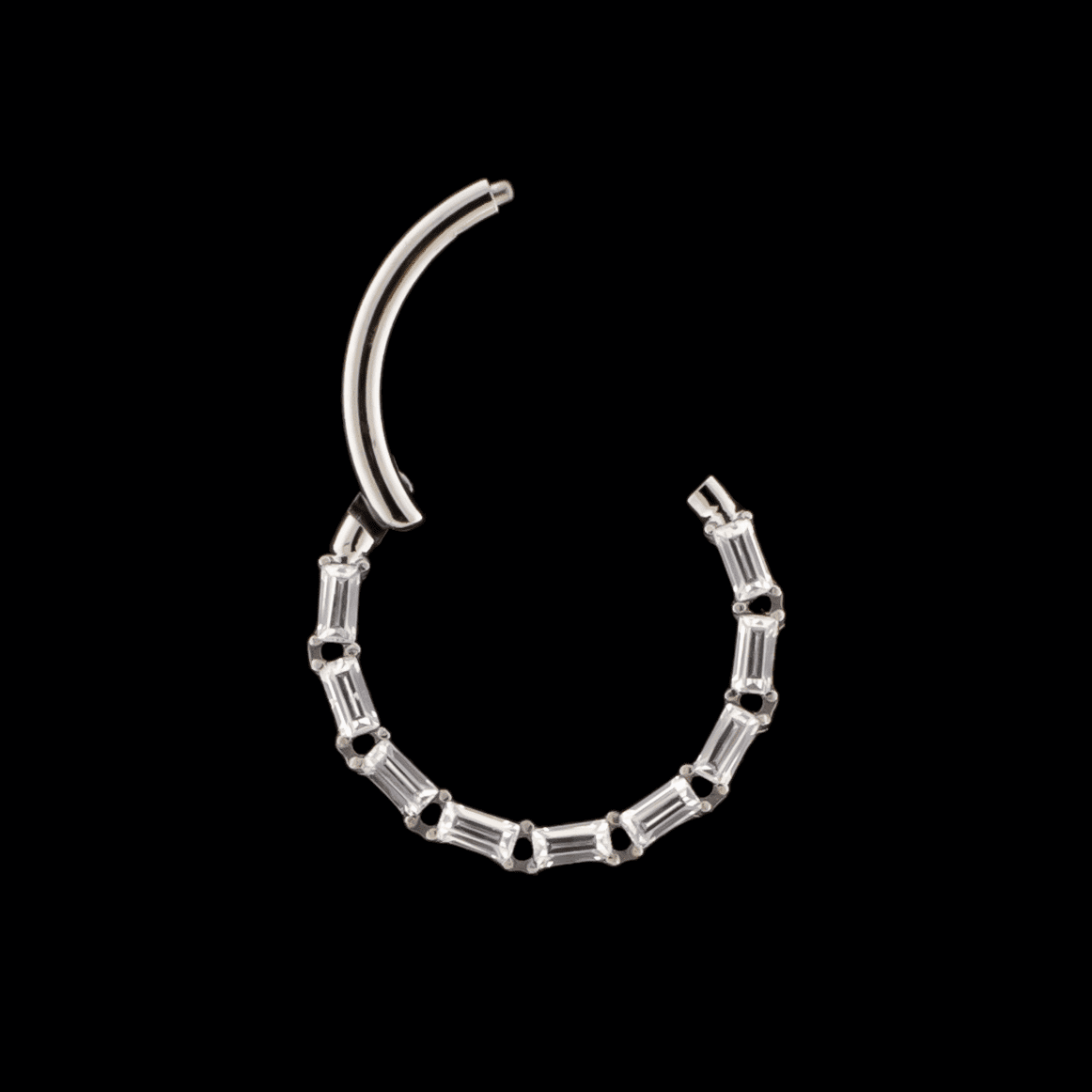 Victoria- Titanium Hinged Ring - Khrysos Jewelry