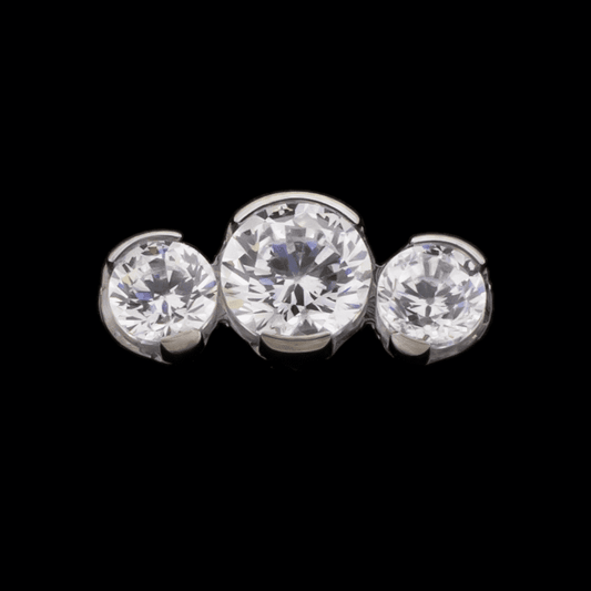 Gemma- 16G/18G Threaded - Khrysos Jewelry