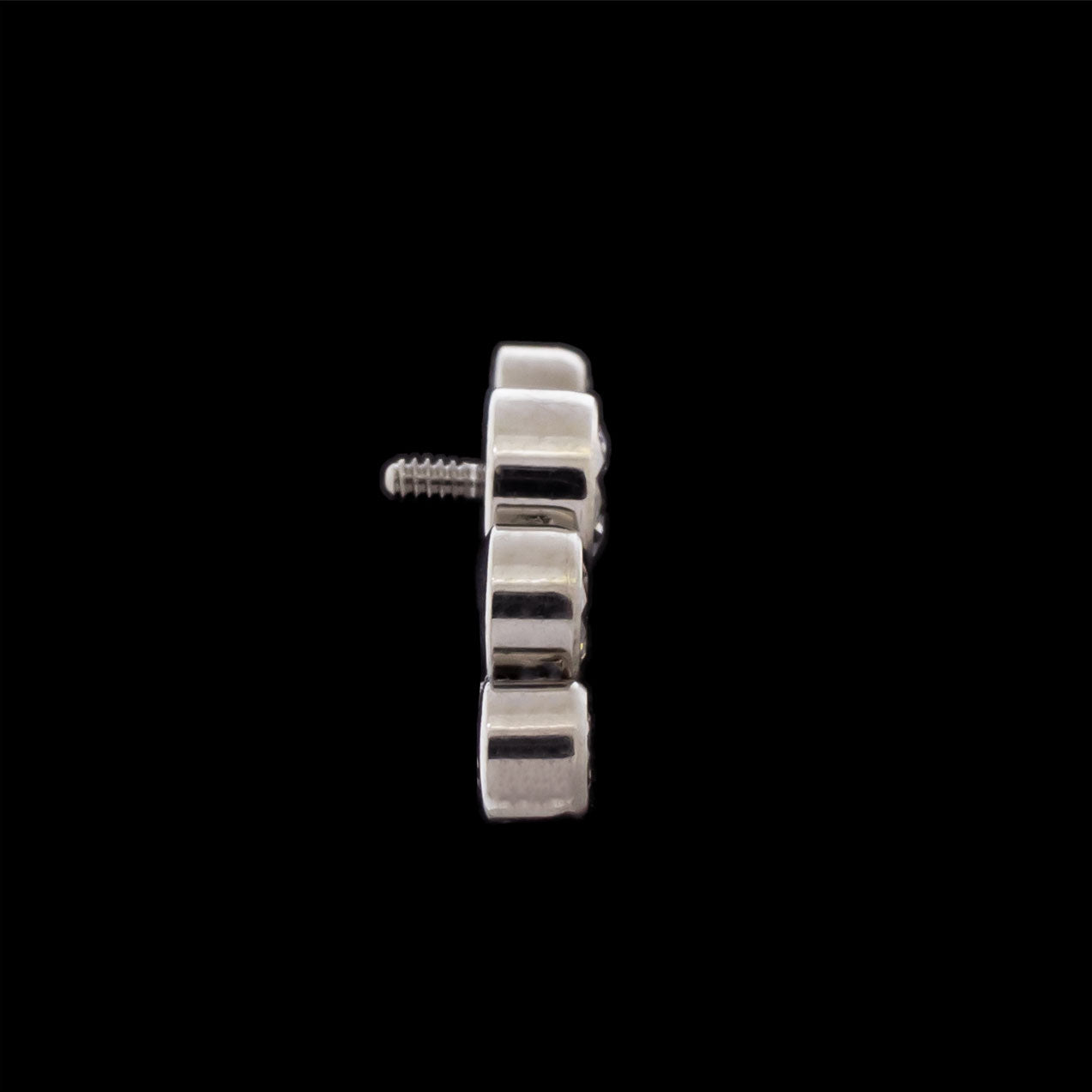 16G/18G Lux - Premium Zirconia Crescent - Khrysos Jewelry