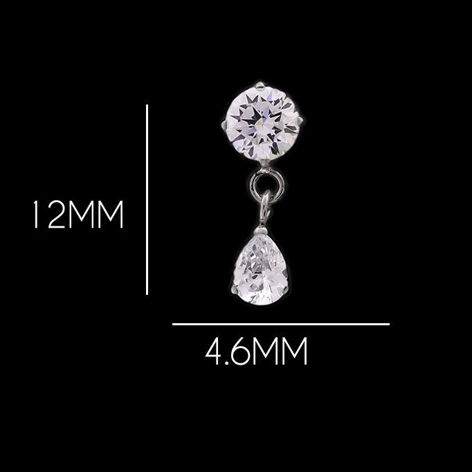 16G/ 18G Belle - Internally Threaded End - Khrysos Jewelry
