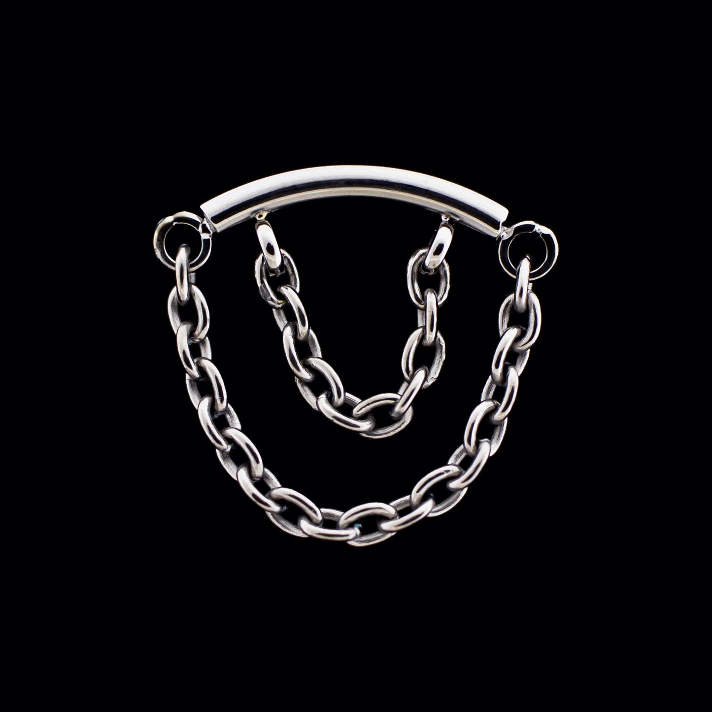 August - Threadless Hidden Helix - Khrysos Jewelry