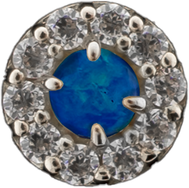 Harper - 18KT Gold Threadless End - Khrysos Jewelry