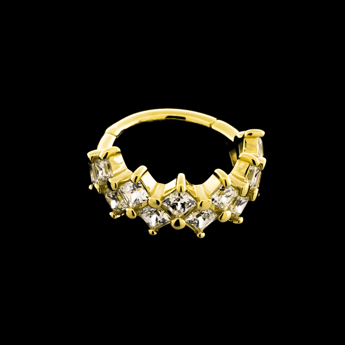 Zelda- Hinged Conch Ring - Khrysos Jewelry