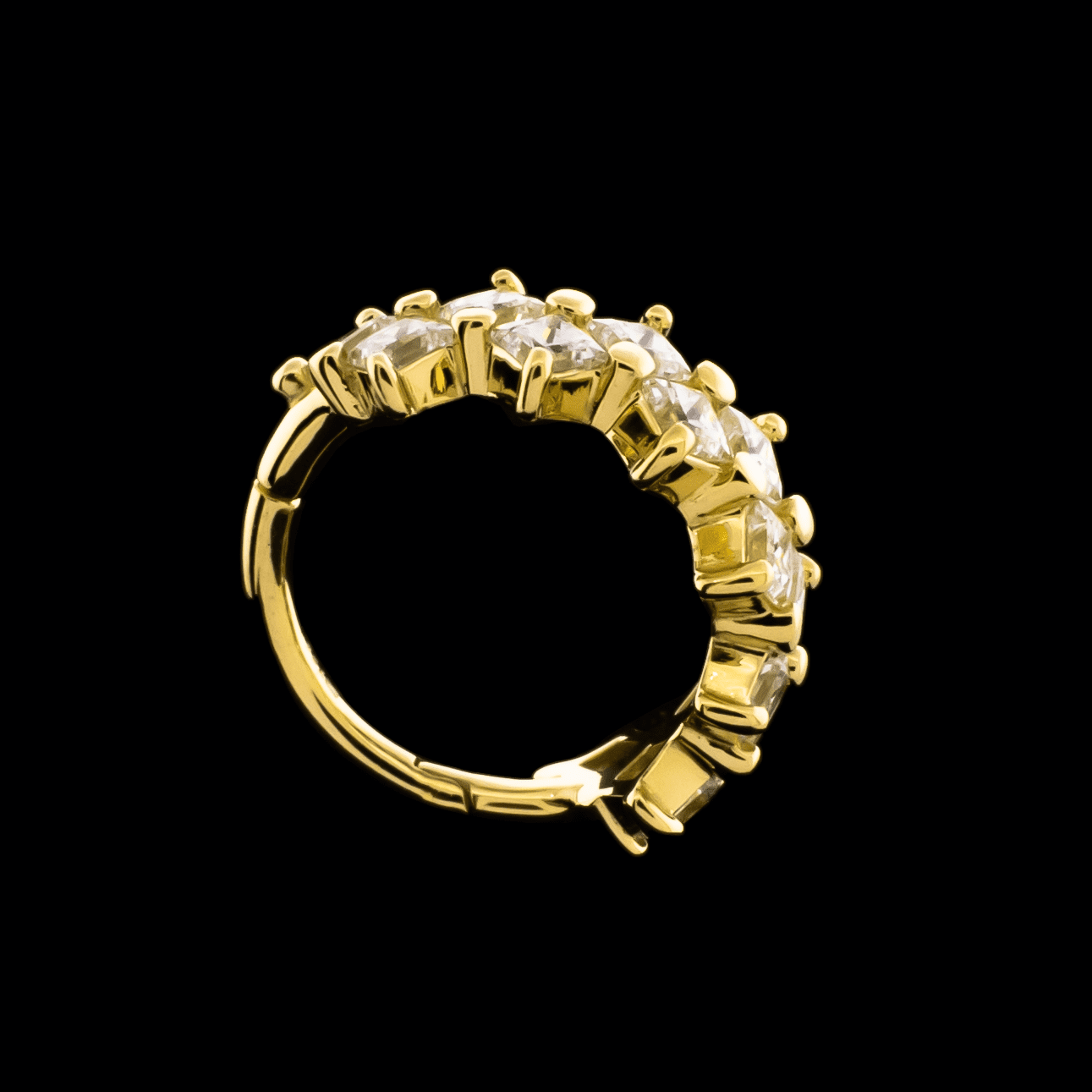 Zelda- Hinged Conch Ring - Khrysos Jewelry
