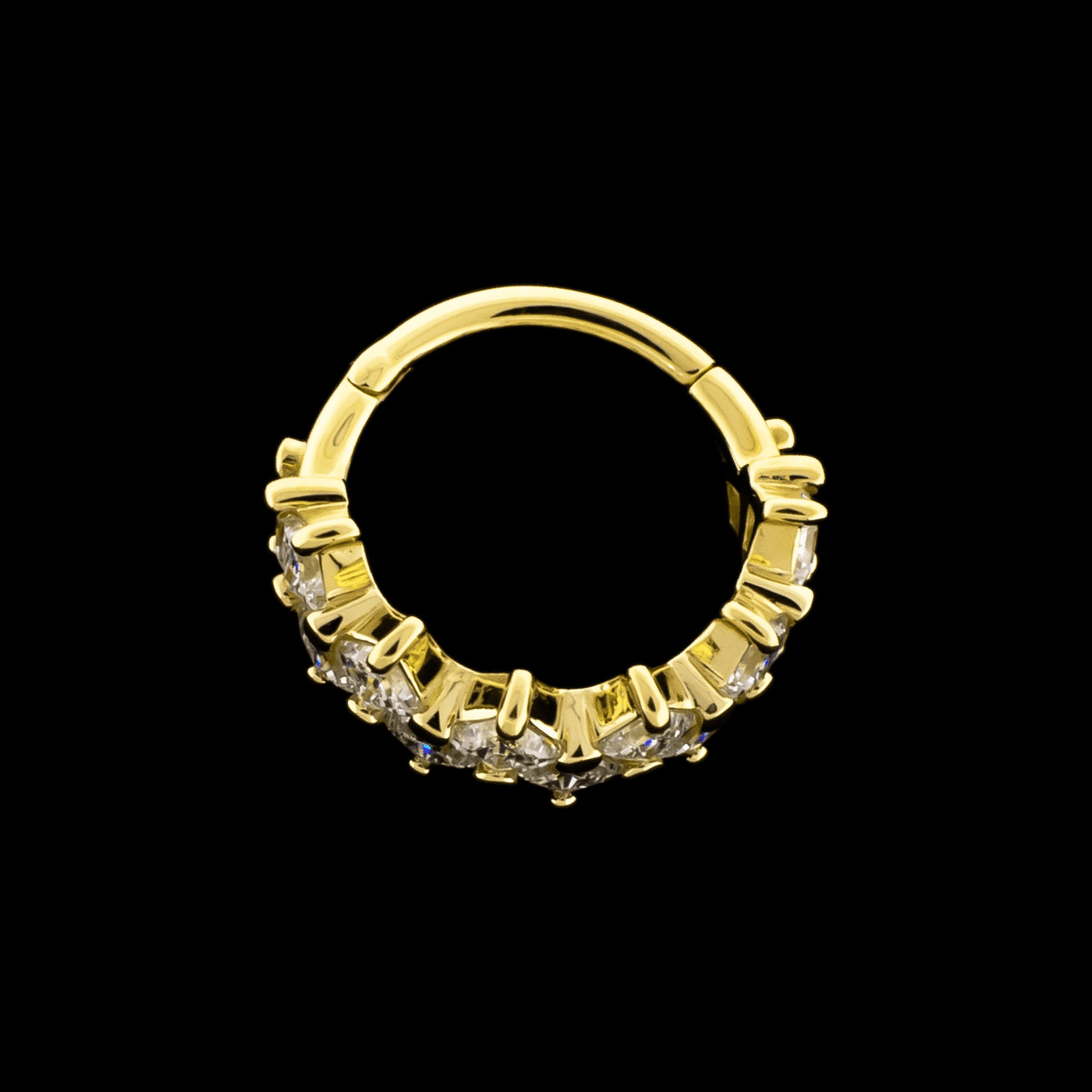 Zelda- Hinged Conch Ring - Khrysos Jewelry