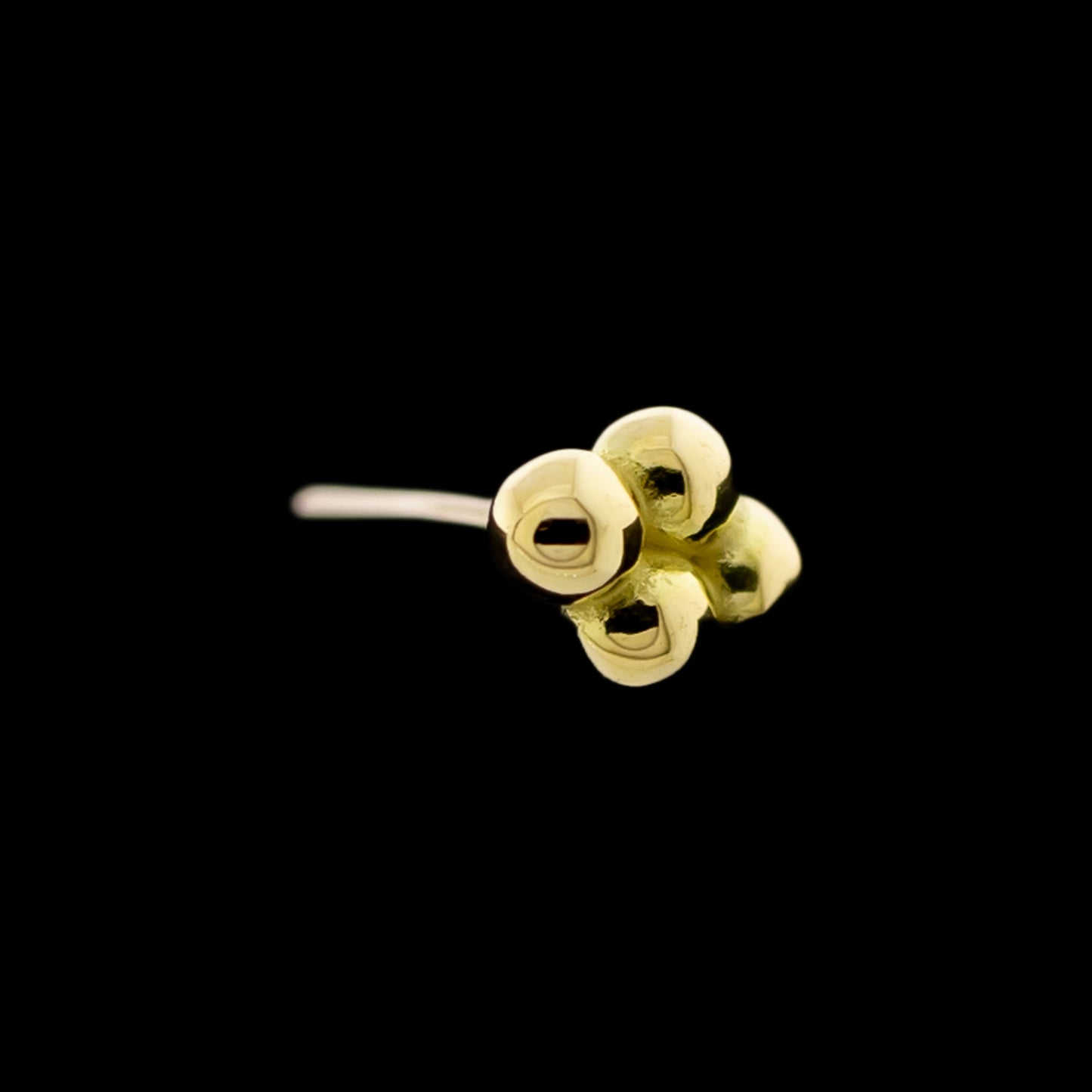 Evan - 18KT Gold Threadless End - Khrysos Jewelry