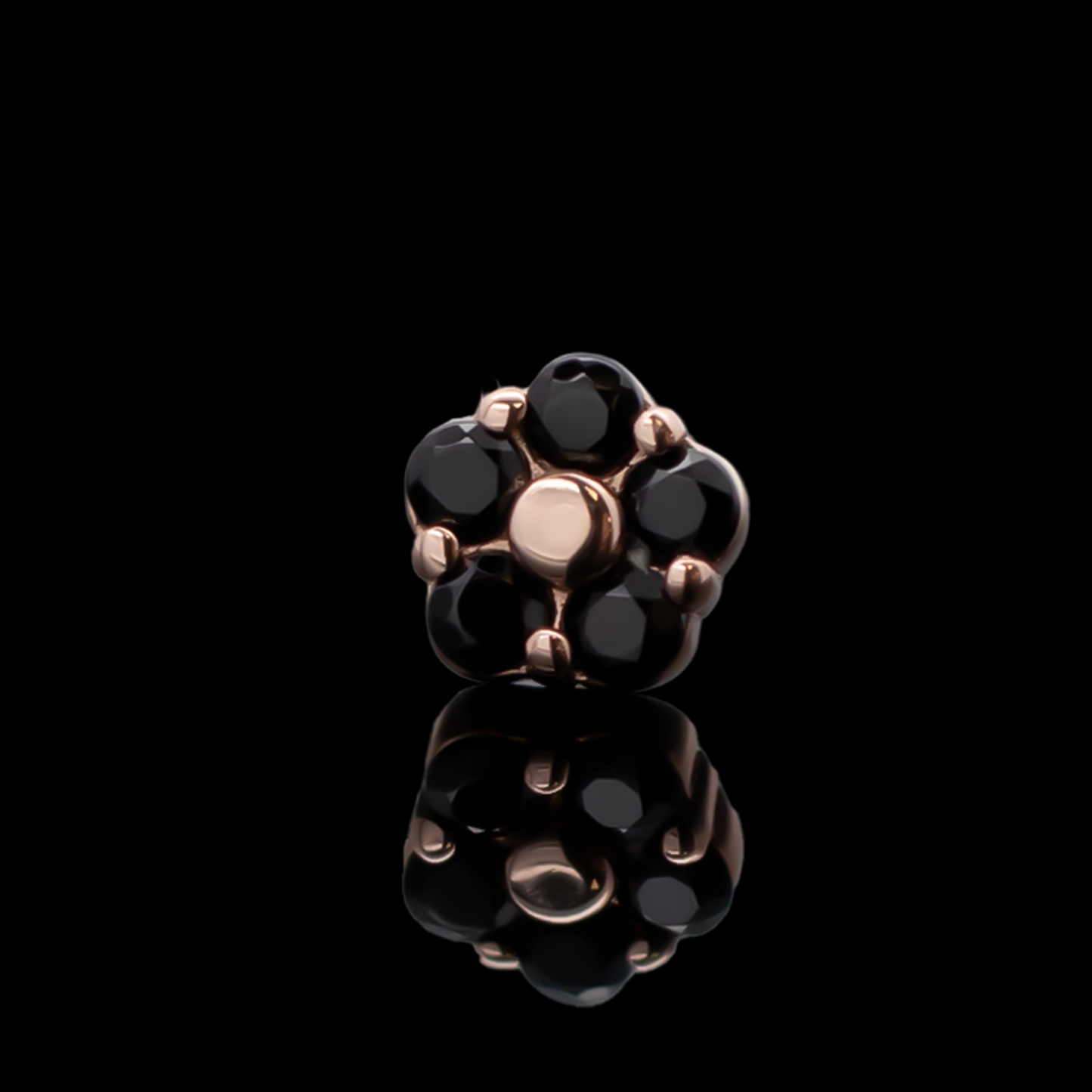 Sorella - 14KT Gold Threadless End - Khrysos Jewelry