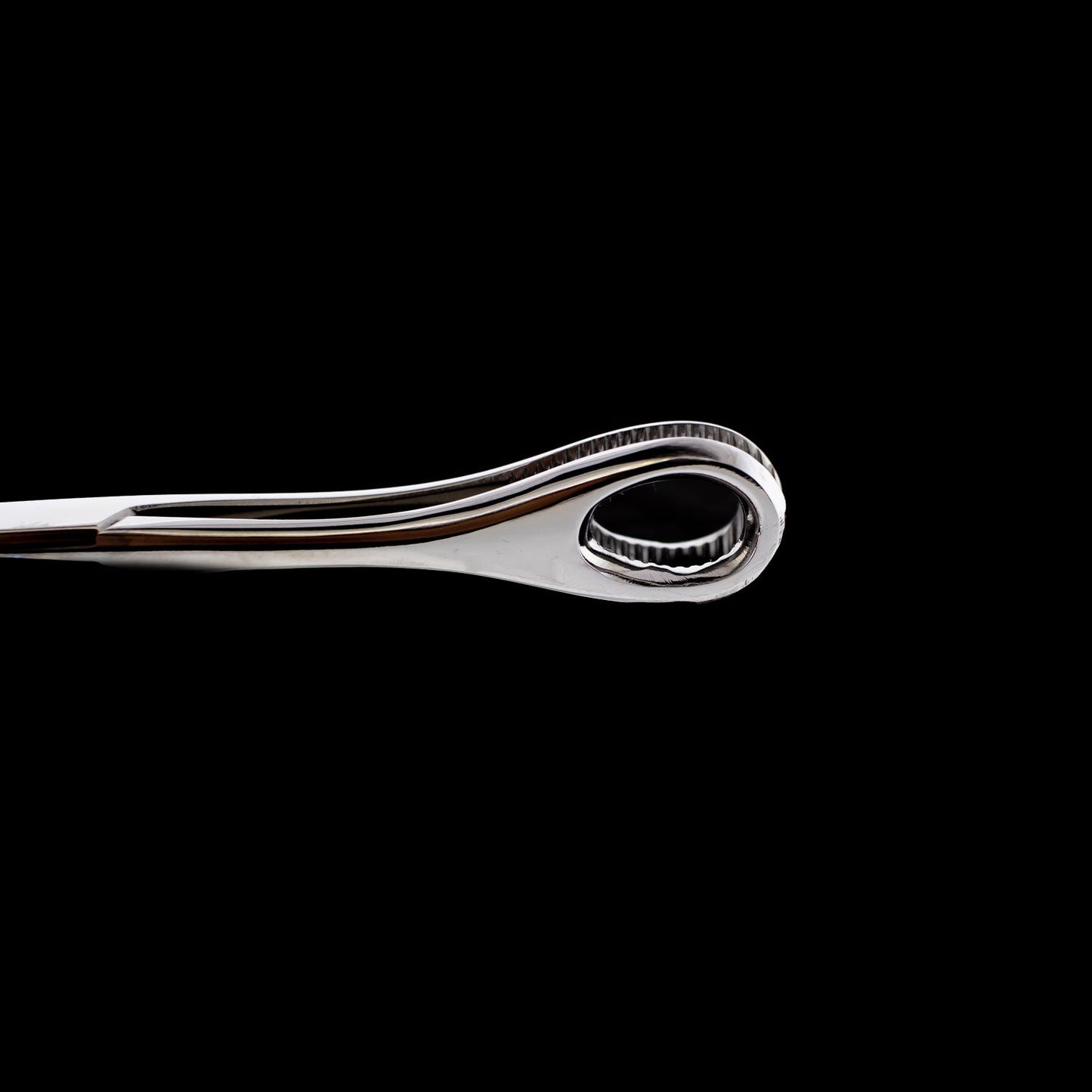 Non-Slotted Sponge Forceps with Ratchet - Khrysos Jewelry