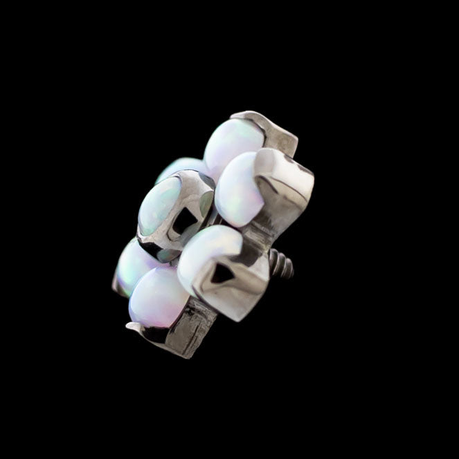 16G/18G Anka - Internally Threaded w/ Colored Petals - Khrysos Jewelry