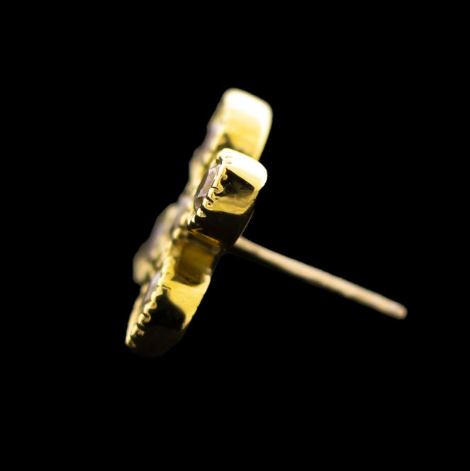 Serafina - 18KT Gold Threadless End - Khrysos Jewelry