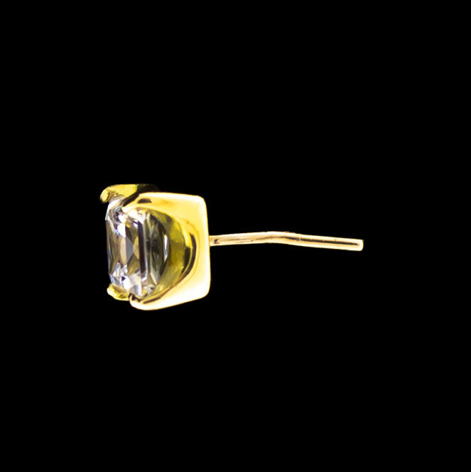 Zenzi - 18KT Gold Threadless End - Khrysos Jewelry