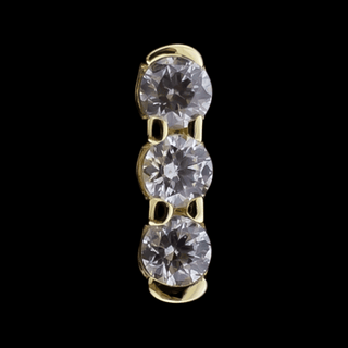 Avery - 14KT Gold Threadless End