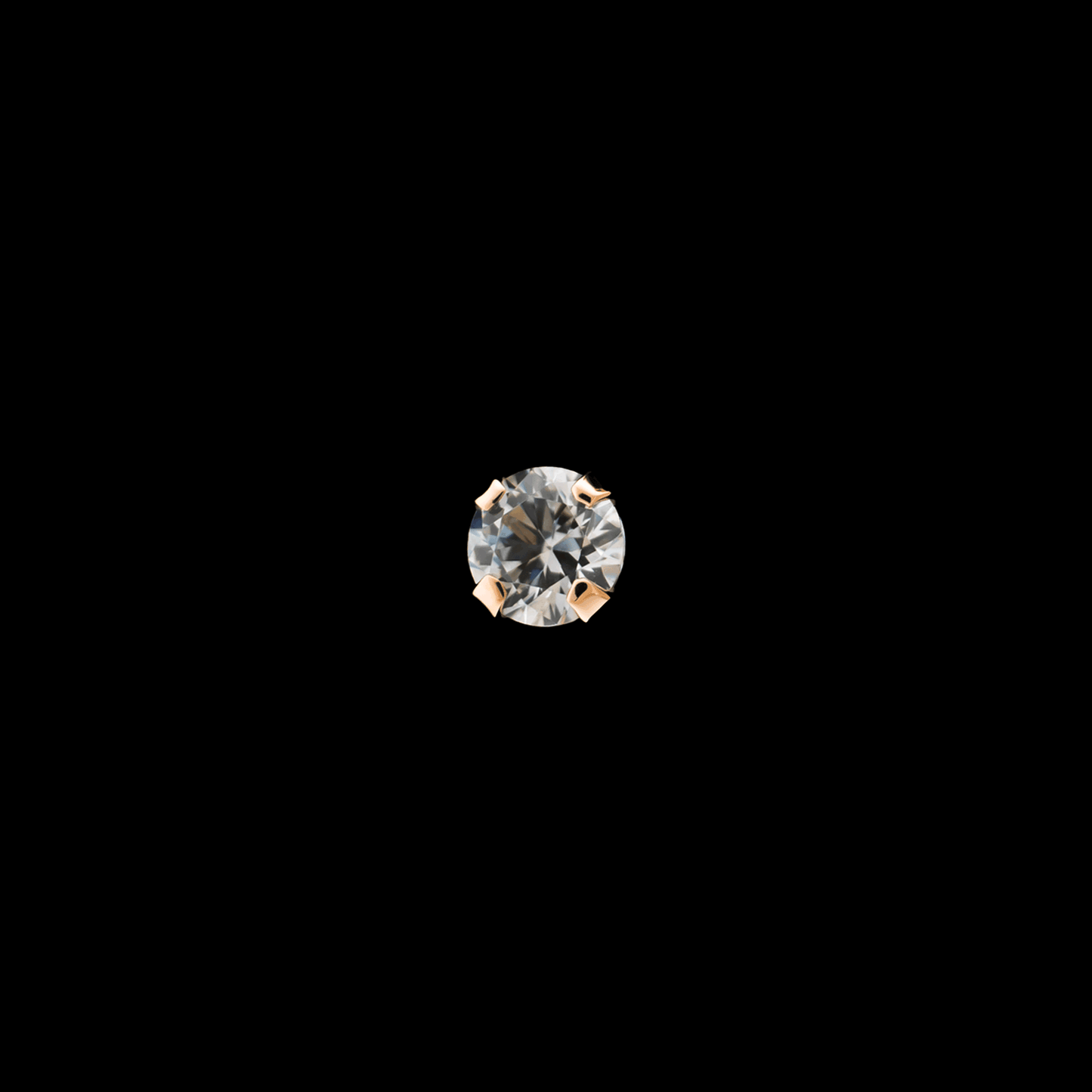 Valeri - 14KT Gold Threadless End - Khrysos Jewelry